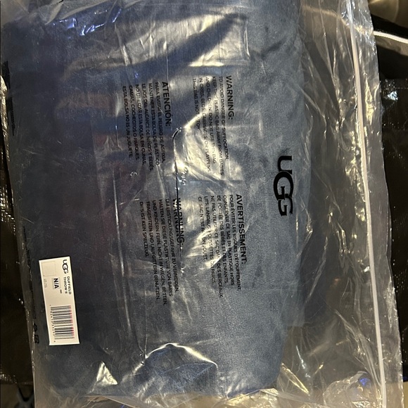 UGG Denim Blue Throw Blanket - Picture 1 of 1